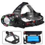🔋 Rechargeable LED Headlamp – Powerful & Waterproof Adjustable Headlamp for All Your Adventures 🌧️