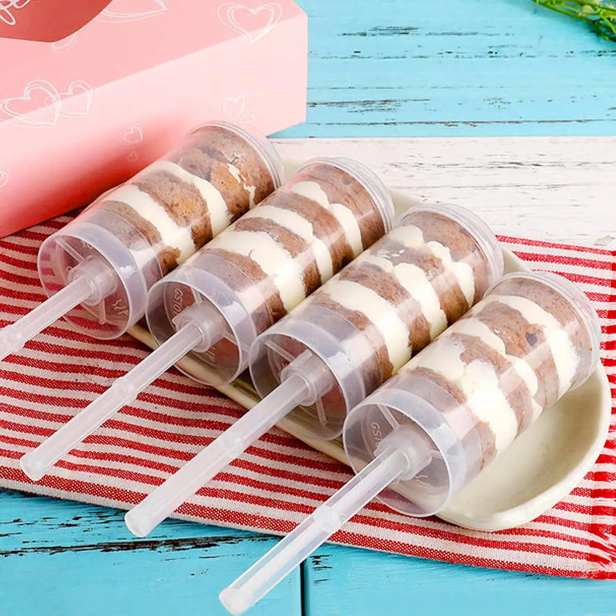 🍰 Push Pop Dessert Containers
