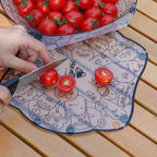 3-Piece Portable Camping Tableware Set – Foldable Plate, Bowl, and Cup for Outdoor Picnics and Camping