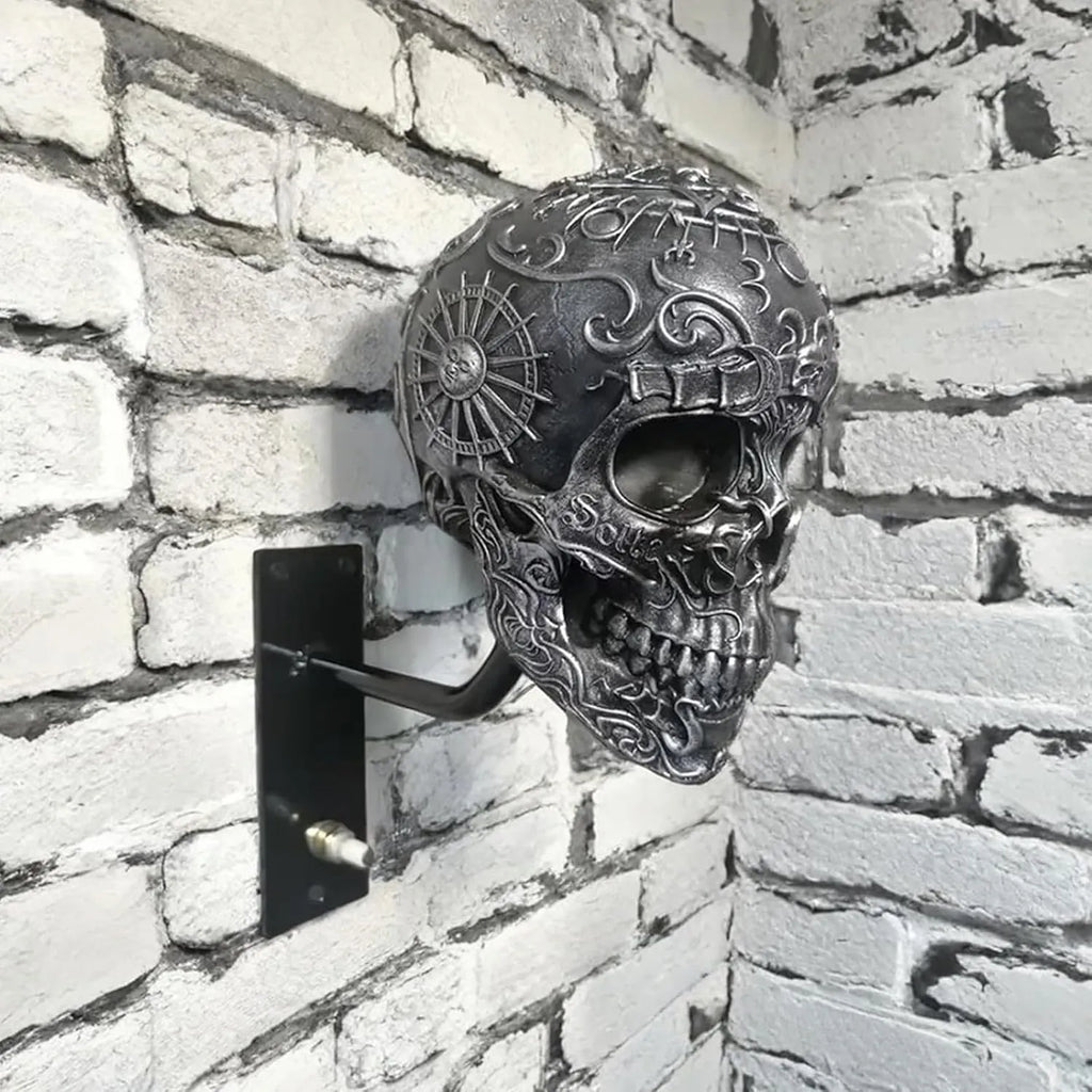 Skull Helmet & Gear Wall Mount