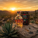 🔥Day of the Dead Limited Edition Tequila Bottle & Goblet – Limited Edition Art Glass