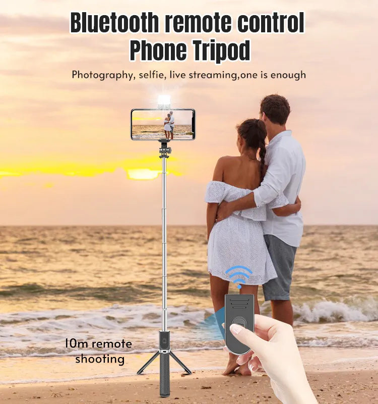 Magnetic Tripod for Mobile Phones - Capture Moments Effortlessly!