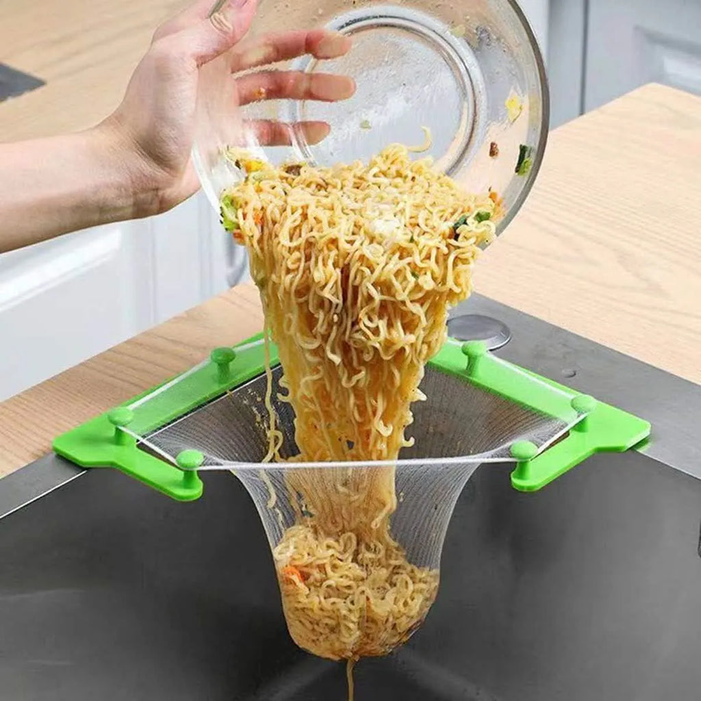 No-Mess Corner Sink Strainer Kit