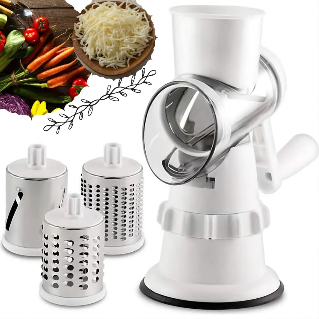 Hand Crank Rotary Mandoline Slicer