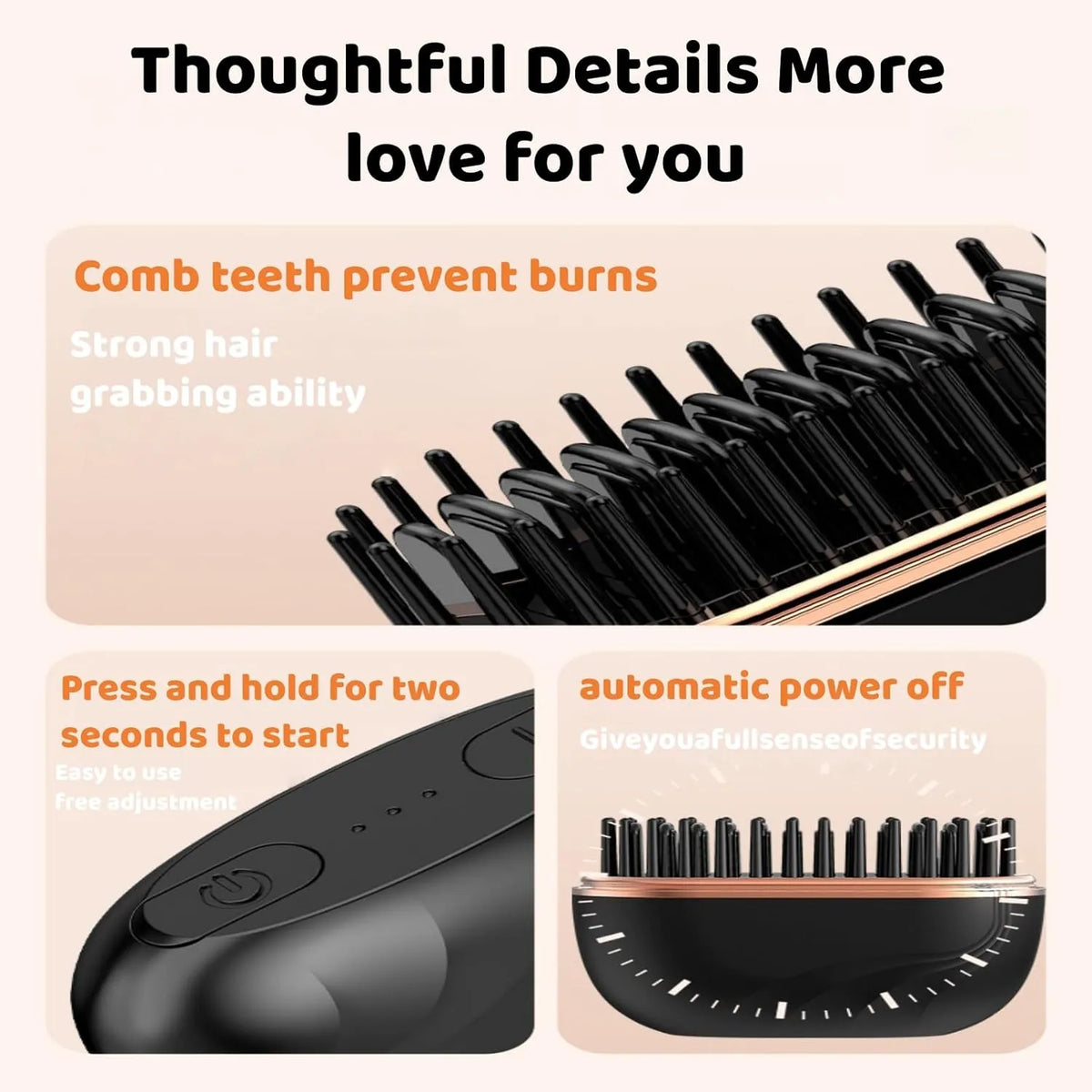 💖 Mini Portable Hair Straightener