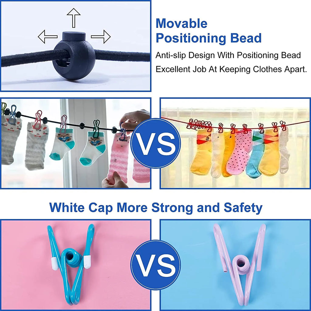 🔥Portable Clothesline for Camping/Backyard/RV