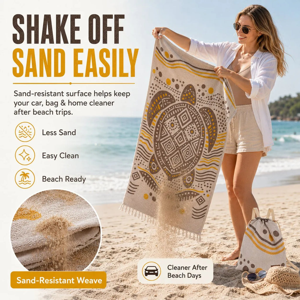 🐢 2-in-1 Towel Bag