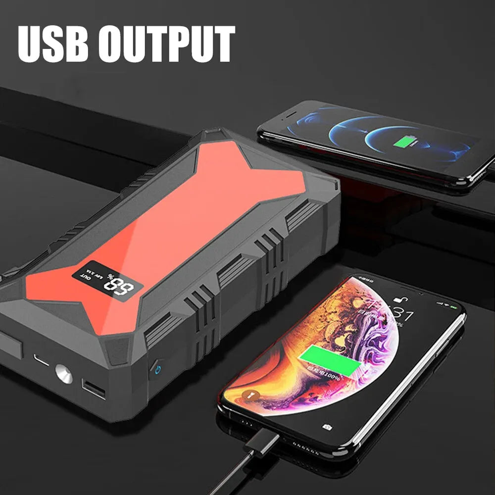 🚗 Portable Mini 6000mAh Car Jump Starter
