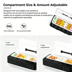 💊 Smart Electronic Pill Organizer with Alarm & LED Display