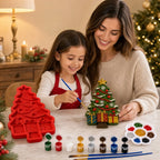 DIY Christmas Tree Silicone Mold for Paint-Your-Own Holiday Crafts