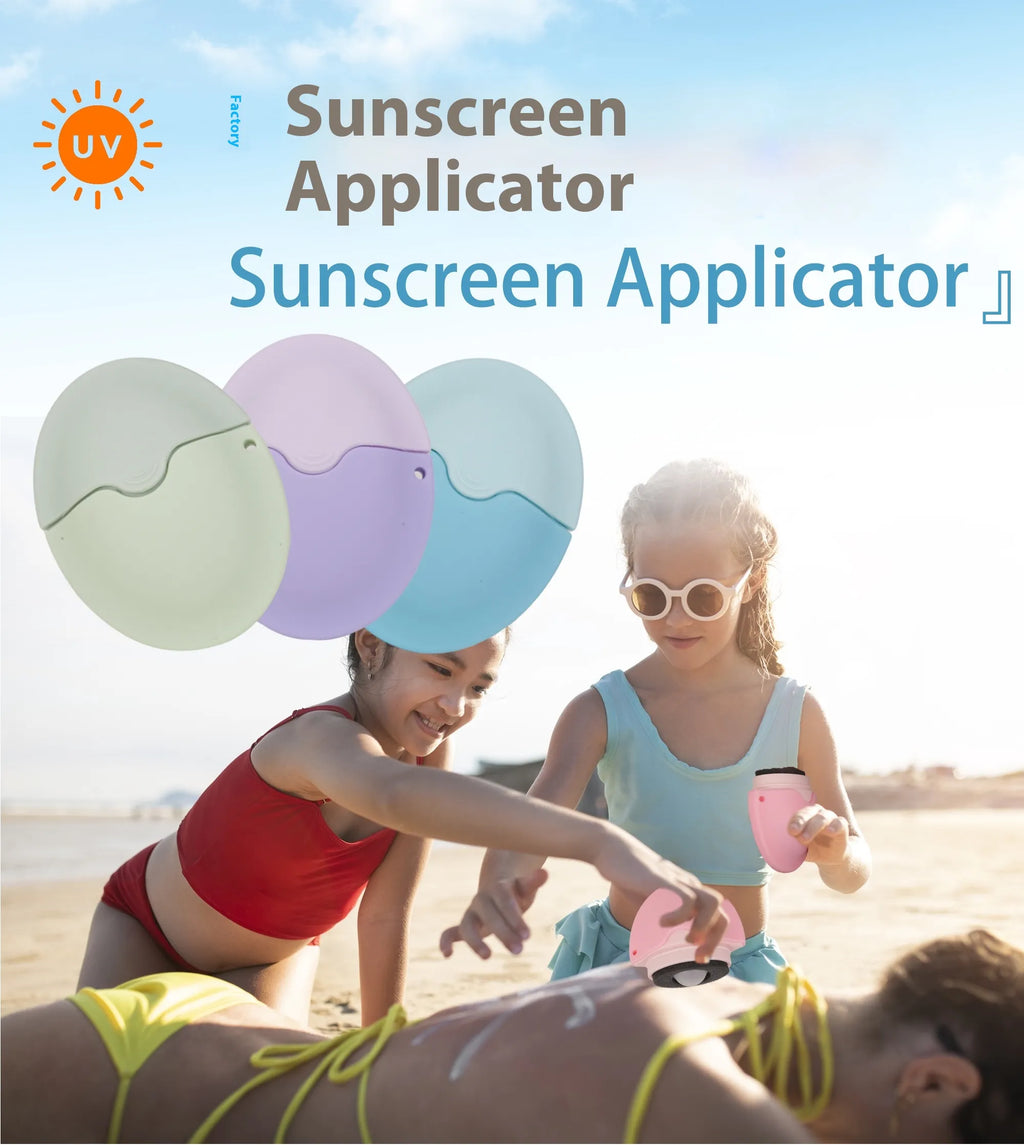 Silicone Sunscreen Applicator – Roll-on Lotion Sponge