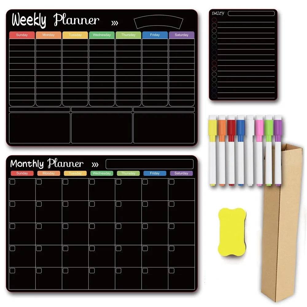 Magnetic Fridge Calendar Set: Stay Organized with Ease