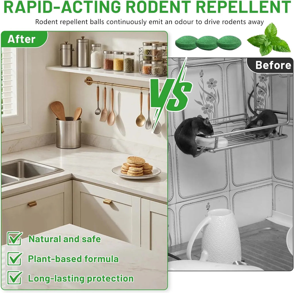 Peppermint Pest Repellent Balls with Mesh Pouches