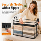 Clear PVC Storage Bins with Handles – 📚for Books, Toys, Media, & Organizing