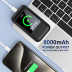 Wireless Earbuds with 2.8" Touchscreen & Power Bank – Music, Power & Entertainment in One