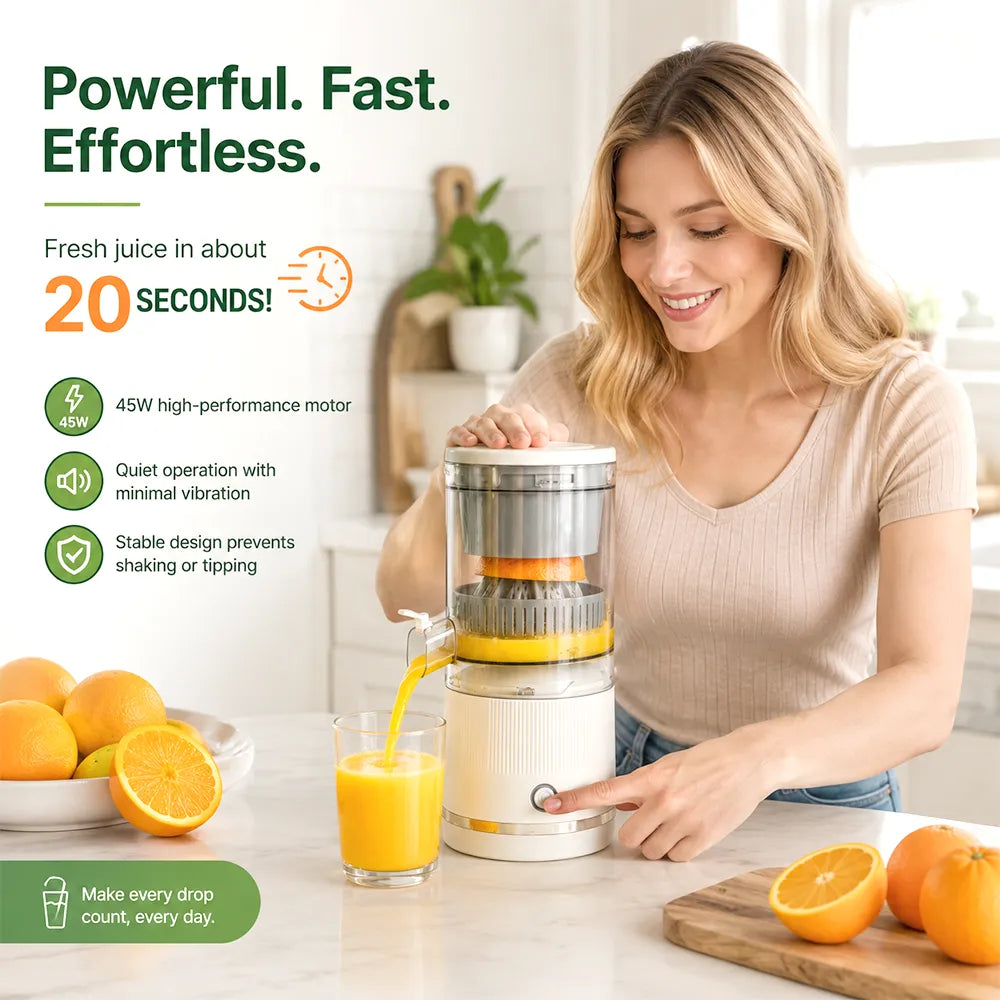 🍊 Portable Electric Citrus Juicer
