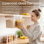 🧂 Under Cabinet Spice Rack with 3 Airtight Hanging Jars