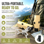 🔥 Foldable Camping Stove – Portable High-Power Butane Outdoor Cooker