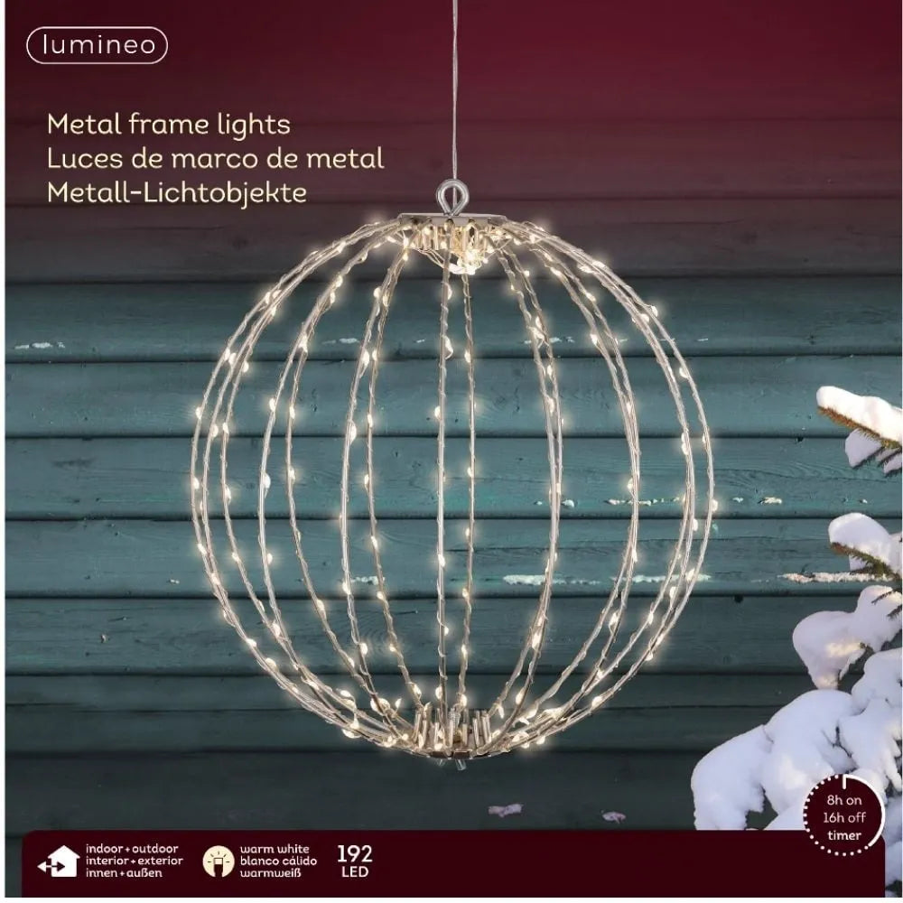 LED Foldable Christmas Light Ball 40cm/15.75 inches