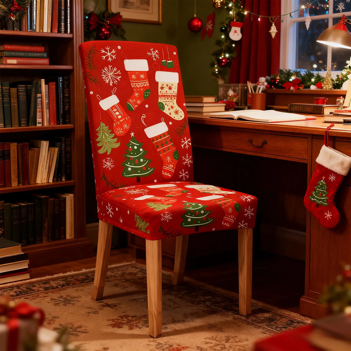 Christmas Stretch Dining Chair Covers