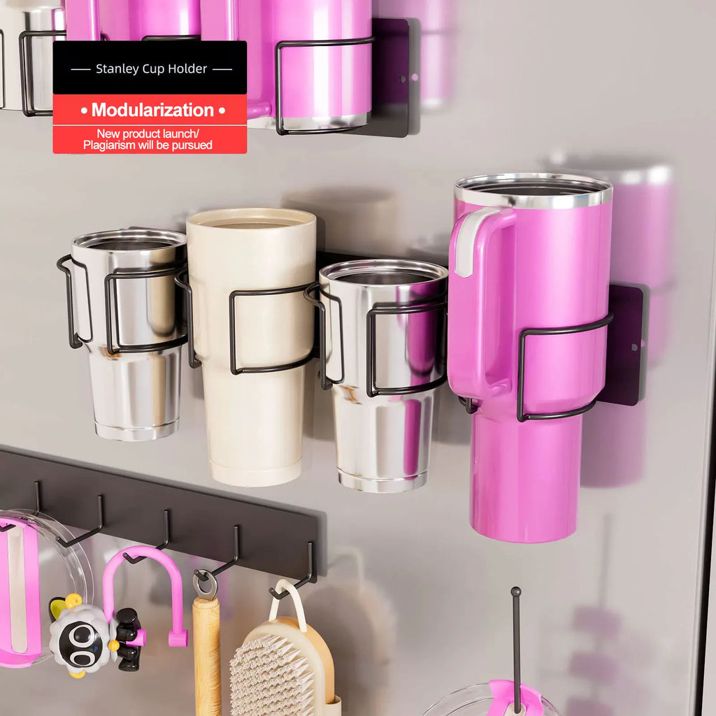 🔥Multifunctional Magnetic Cup Holder – A Convenient Solution for Your Storage Needs