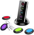 🔑 Wireless Key Finder with Sound & Light – 1 Transmitter + 4 Receivers
