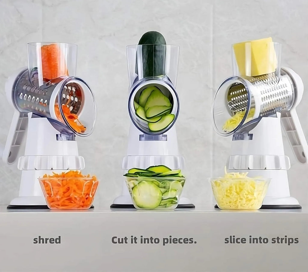Hand Crank Rotary Mandoline Slicer