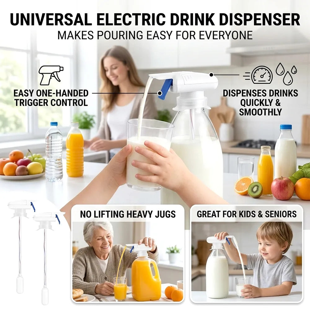 🥛 2 Pack Automatic Drink Dispenser