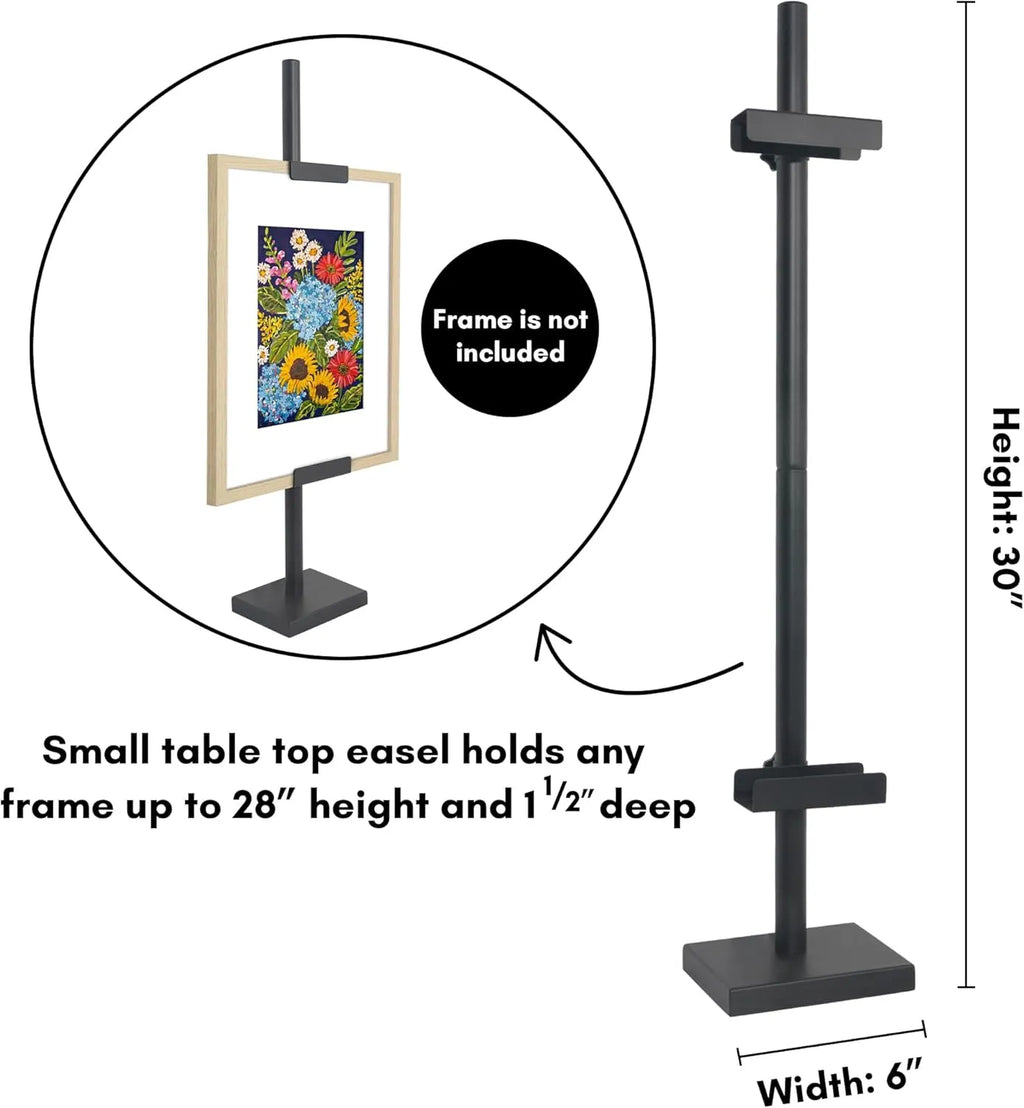 Adjustable Tabletop Easel: Paint or display art comfortably at your desk with a sturdy, space-saving wooden frame 🎨