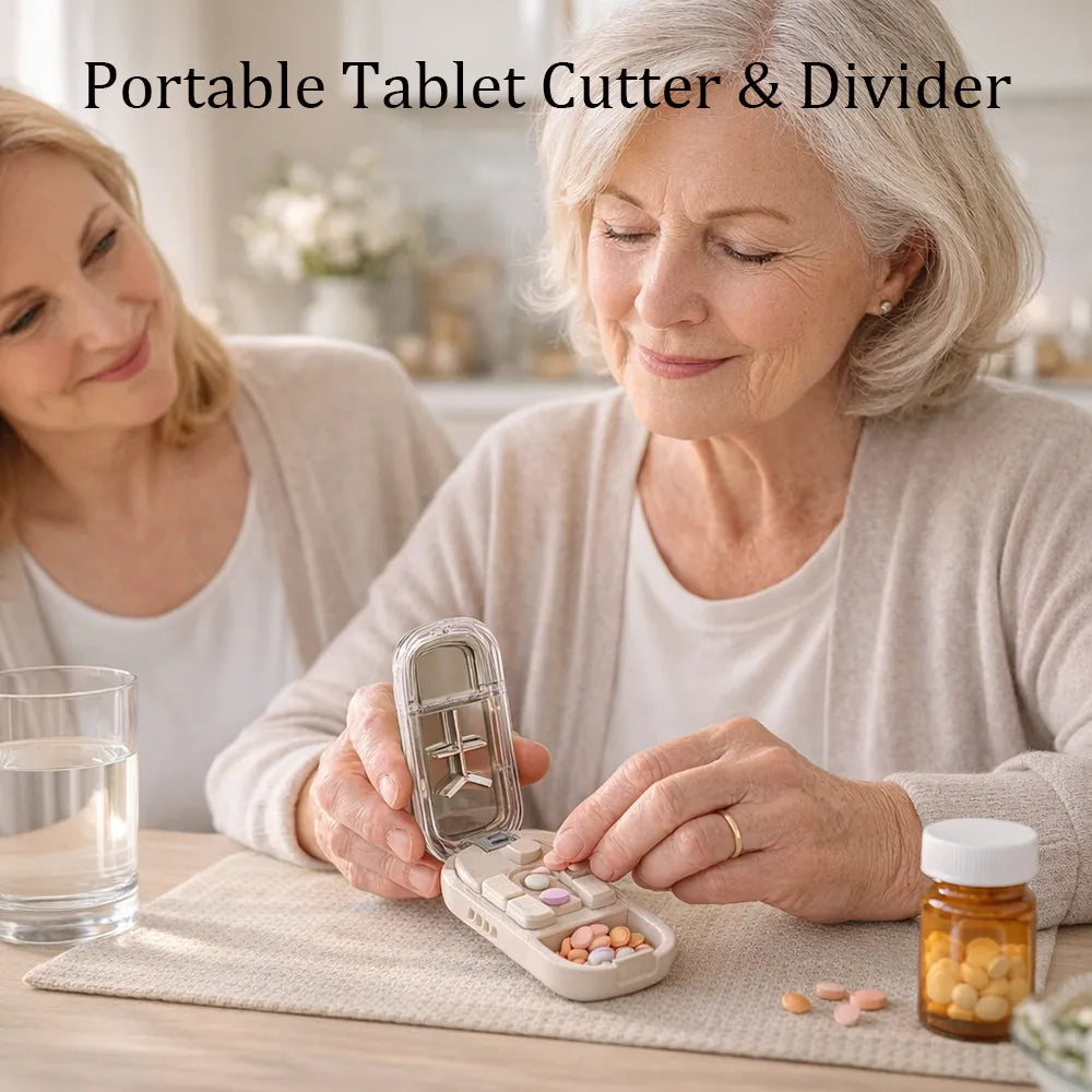 💊 Portable pill cutter and divider