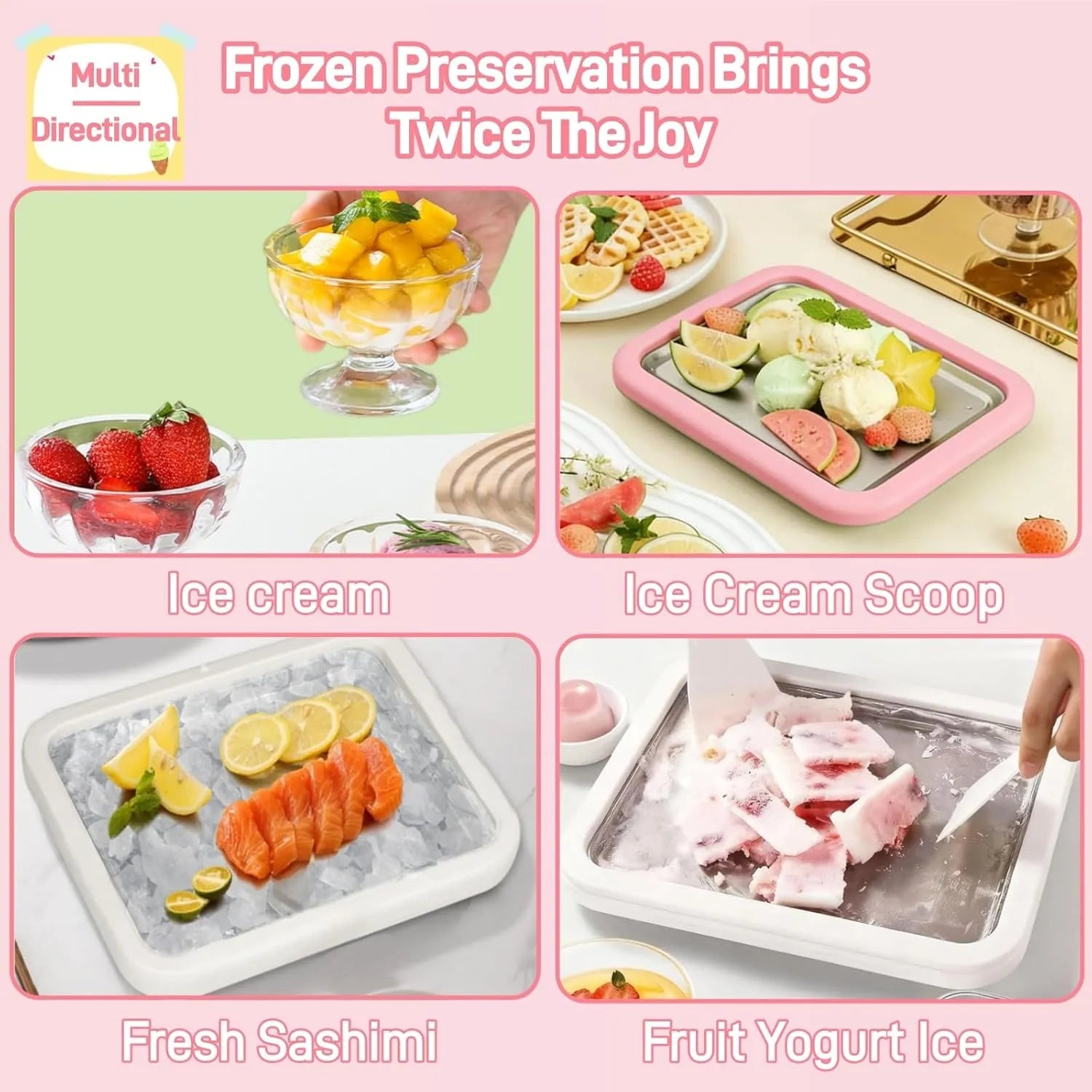 🍦 Rolled Ice Cream Maker Kit