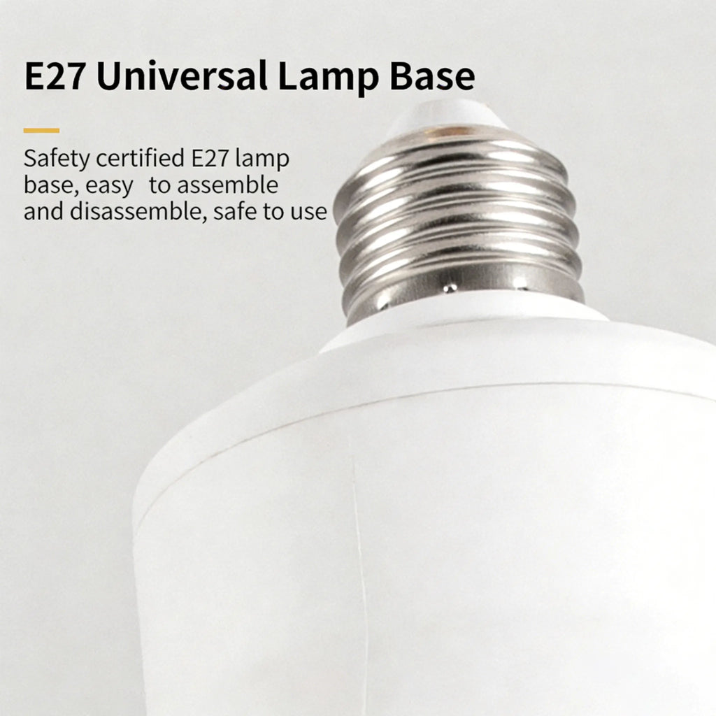 💡 E27 Screw-Base Silent Mini Fan Light,Remote Control
