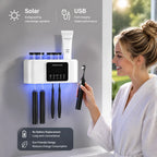 🦷 Smart Toothbrush Holder with UV Air-Drying &Screen  Display