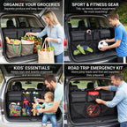 🚗📦Car Trunk Organizer – Hanging Storage with 8 Pockets for SUVs & Trucks