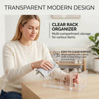 👶 Transparent Kids Shoe Organizer Rack