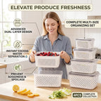 🍓 Food Storage Containers for Refrigerator Organization