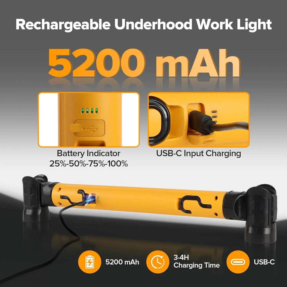 🔧 Under-Hood Work Light Bar