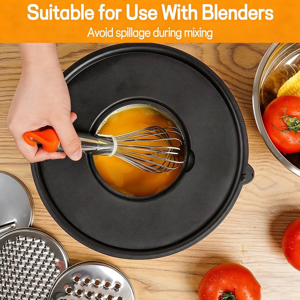 🥗 Gluten Grater with Lid and Salad Bowl Set