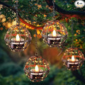 🌙 Solar Hanging Tea Light Lanterns – Add Sparkle to Your Evenings