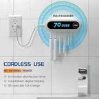 ✅ Toothbrush Holder with Timer & 5 Slots – Keep Your Family’s Toothbrushes Fresh & Organized