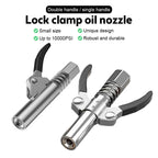 Strong Lock on Grease Couplers with Spring Flex Hose
