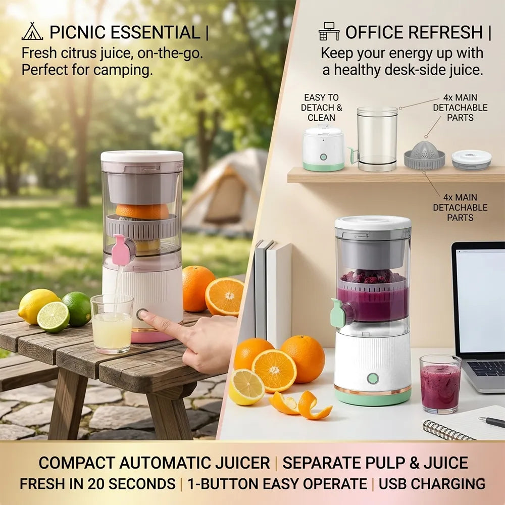 🍊 Portable Electric Citrus Juicer