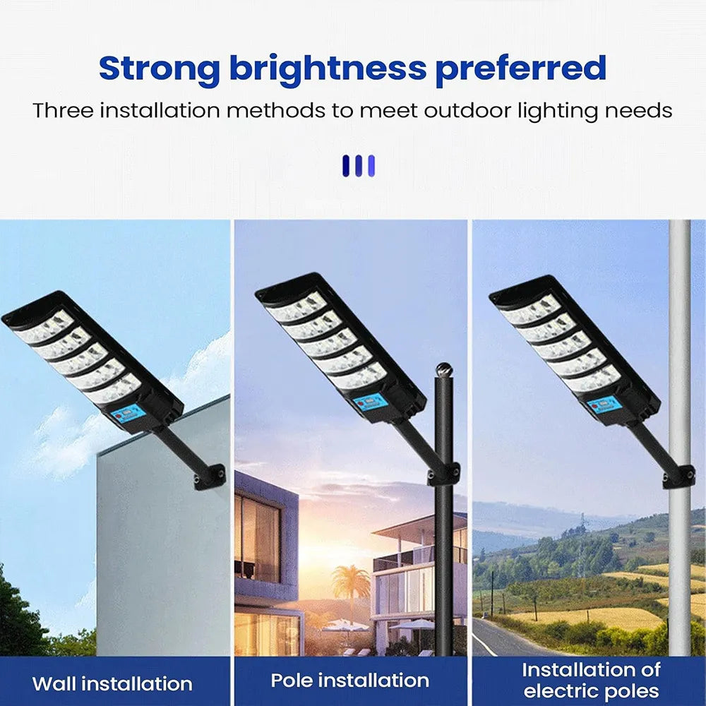 🌞 Solar Motion Sensor Outdoor Street Light