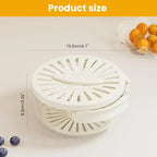 2024 New 2-in-1 Drainer and Strainer | Multi-Function Basket with Lid & Collapsible Handle