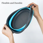 🧺 Foldable Drain Basket with Self-Draining Base