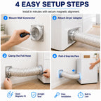 Magnetic Dryer Vent Connector