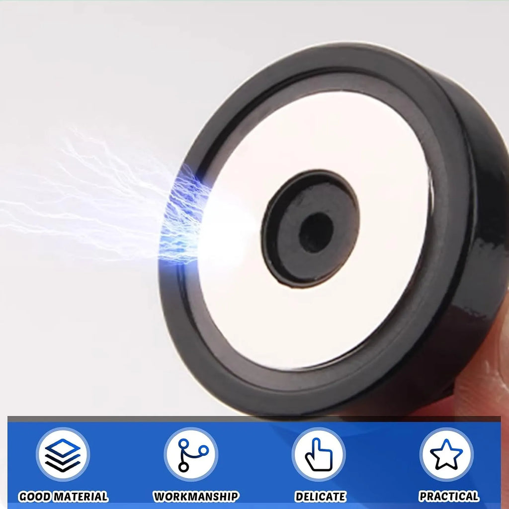 Strong Magnetic Cable Tie Mount Base – No-Drill Cable Organizer