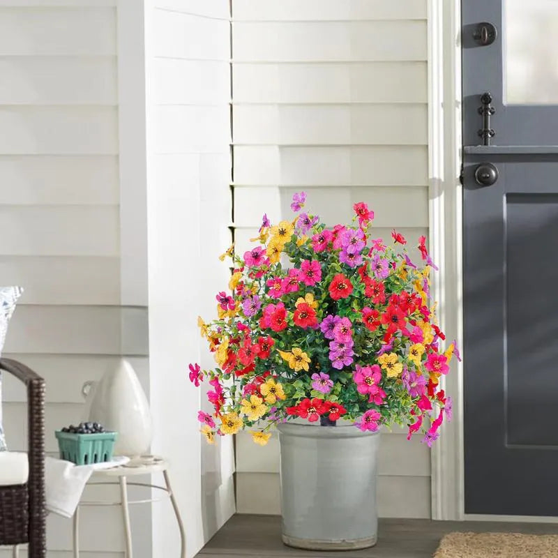 Outdoor artificial flower decoration