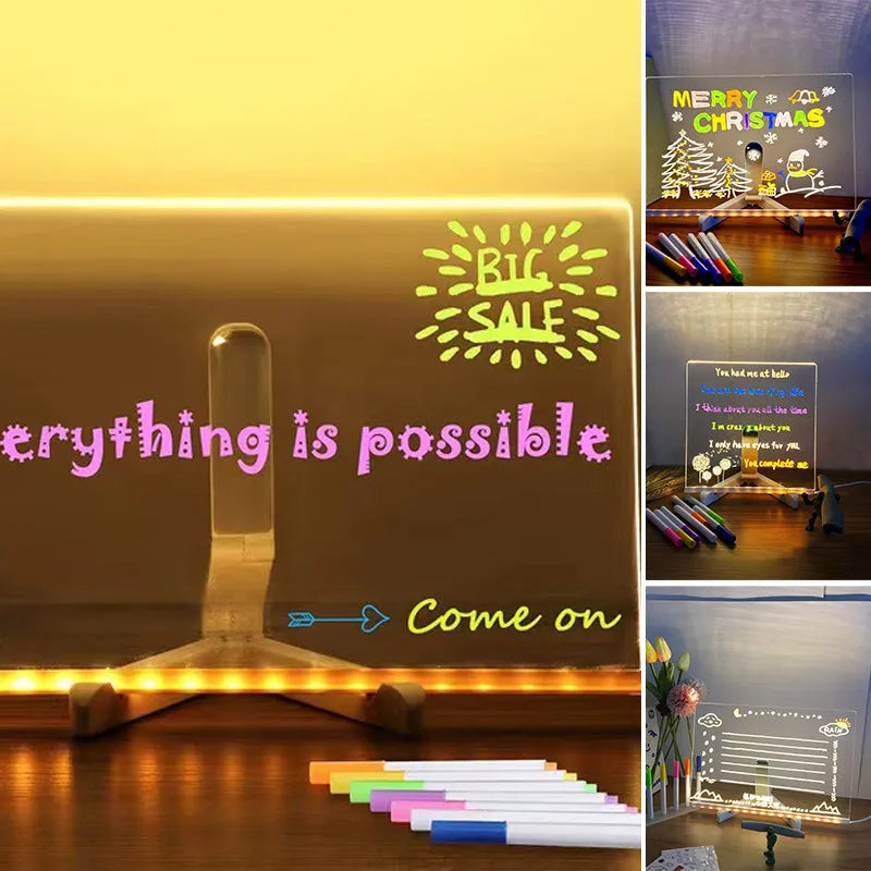 ✨LED Message & Drawing Board