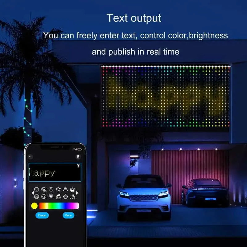✨ Smart Curtain Lights